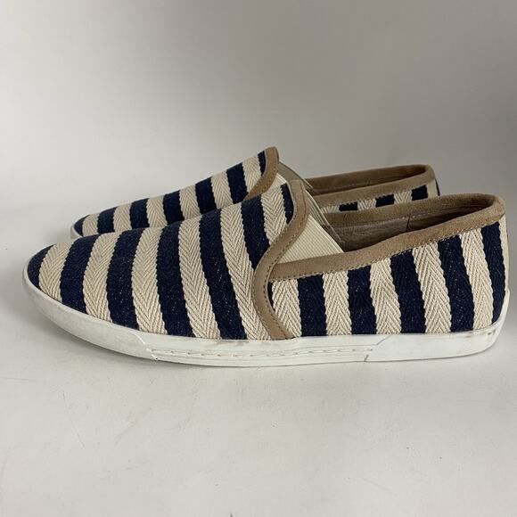 Joie Kidmore Slip-On Sneakers Women’s Size EUR 40 Stripe Canvas Nautical Summer - Picture 8 of 11